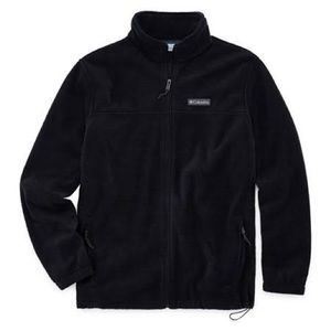 NWT Men’s Size Small Columbia Granite Mountain Full-Zip Fleece Jacket In Black